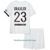 Conjunto (Camiseta+Pantalón Corto) Paris Saint-Germain Julian Draxler 23 Segunda Equipación 2021/22 - Niño